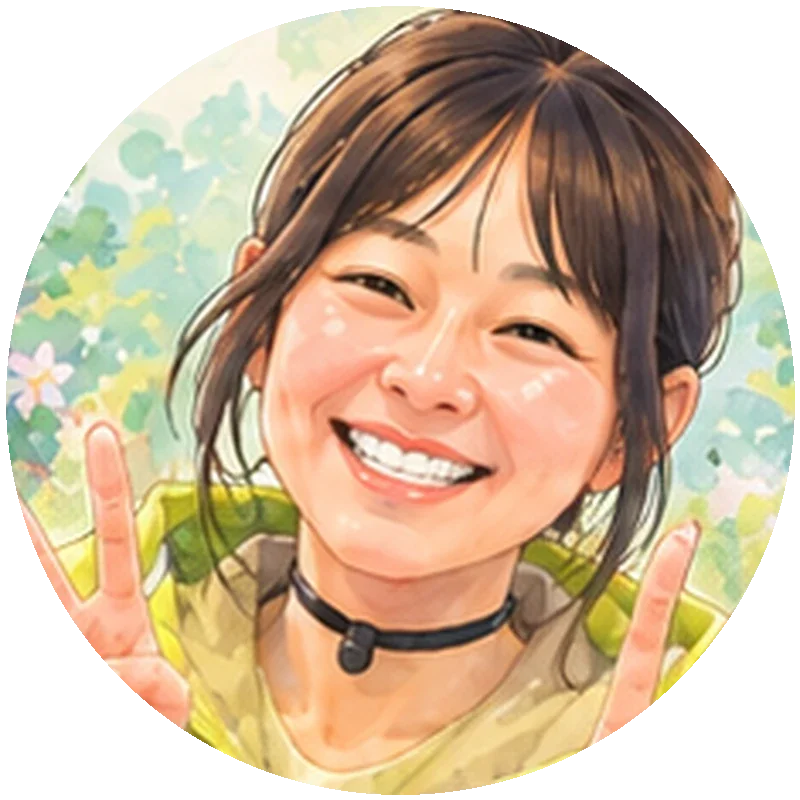 ぽんちゃん（宮﨑知沙）のイラストポートレート
